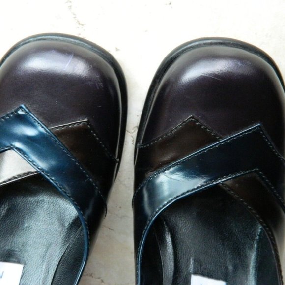 Pura Lopez High Heel Round Toe Pumps in Multi-Colored Shimmering Leather  US 6 - Picture 5 of 13